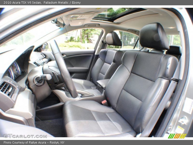 Palladium Metallic / Ebony 2010 Acura TSX V6 Sedan