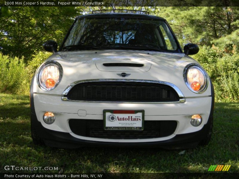 Pepper White / Grey/Black 2008 Mini Cooper S Hardtop