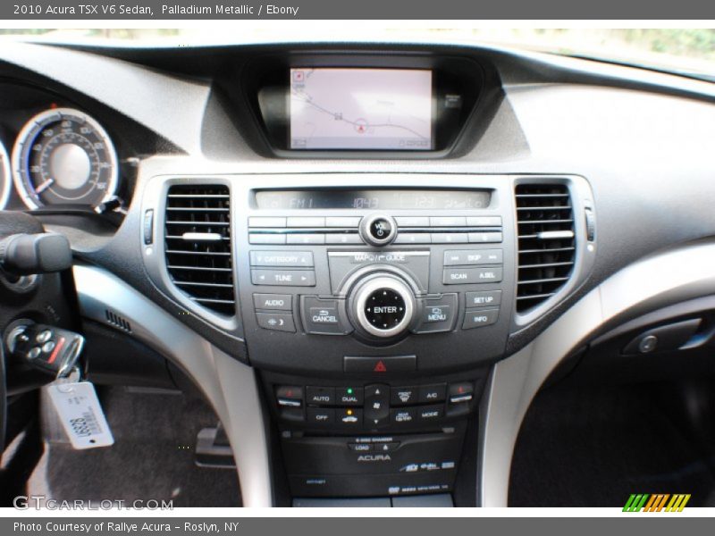 Palladium Metallic / Ebony 2010 Acura TSX V6 Sedan
