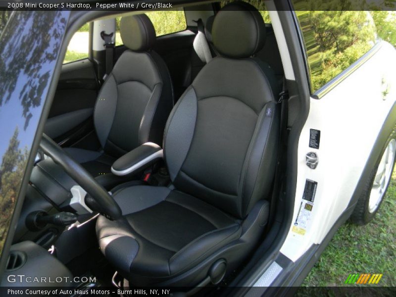 Pepper White / Grey/Black 2008 Mini Cooper S Hardtop