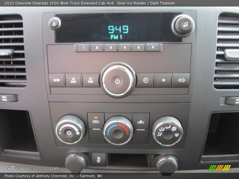 Audio System of 2013 Silverado 1500 Work Truck Extended Cab 4x4