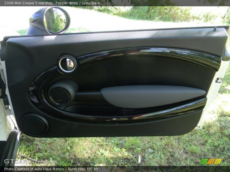 Pepper White / Grey/Black 2008 Mini Cooper S Hardtop