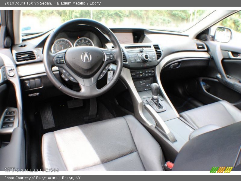 Palladium Metallic / Ebony 2010 Acura TSX V6 Sedan