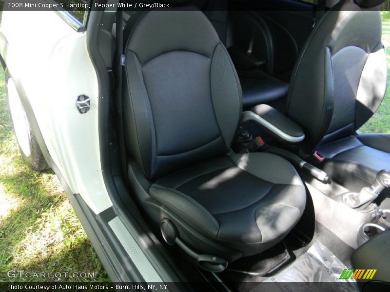 Pepper White / Grey/Black 2008 Mini Cooper S Hardtop