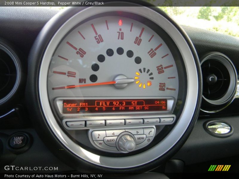 Pepper White / Grey/Black 2008 Mini Cooper S Hardtop