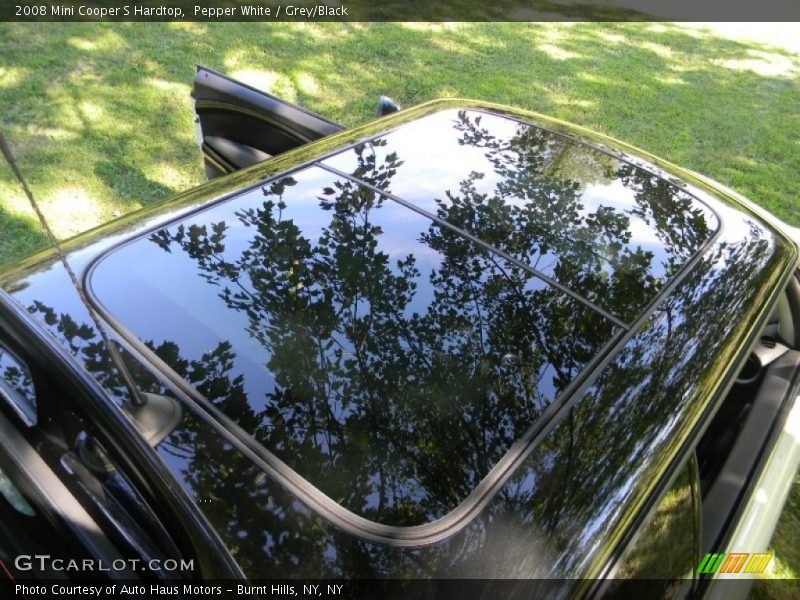 Pepper White / Grey/Black 2008 Mini Cooper S Hardtop