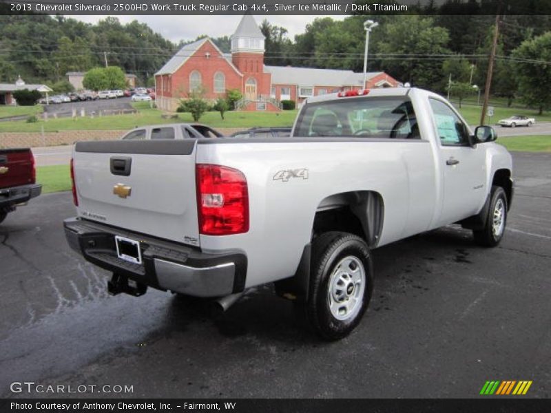  2013 Silverado 2500HD Work Truck Regular Cab 4x4 Silver Ice Metallic