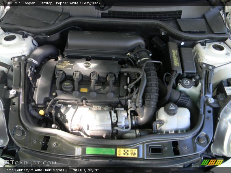 Pepper White / Grey/Black 2008 Mini Cooper S Hardtop