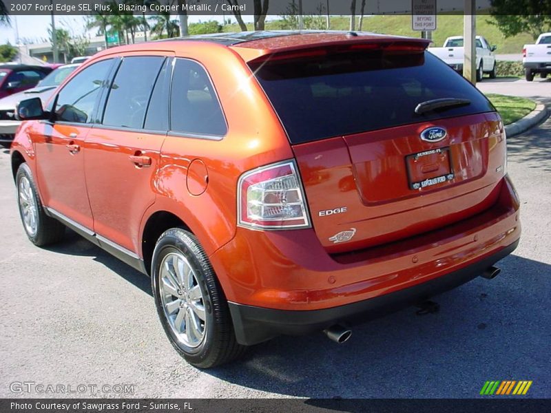 Blazing Copper Metallic / Camel 2007 Ford Edge SEL Plus