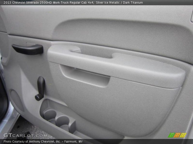 Silver Ice Metallic / Dark Titanium 2013 Chevrolet Silverado 2500HD Work Truck Regular Cab 4x4