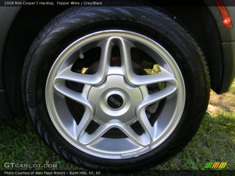 Pepper White / Grey/Black 2008 Mini Cooper S Hardtop