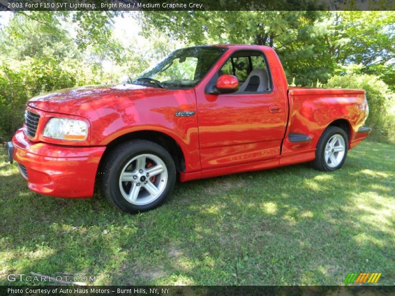 Bright Red / Medium Graphite Grey 2003 Ford F150 SVT Lightning