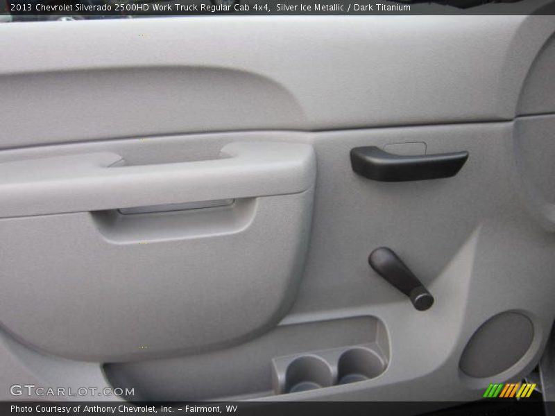 Silver Ice Metallic / Dark Titanium 2013 Chevrolet Silverado 2500HD Work Truck Regular Cab 4x4