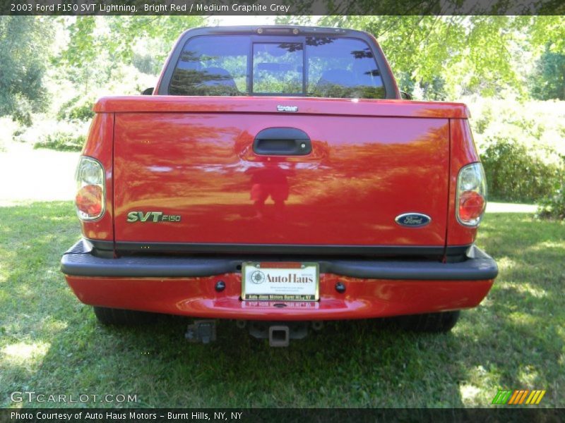 Bright Red / Medium Graphite Grey 2003 Ford F150 SVT Lightning