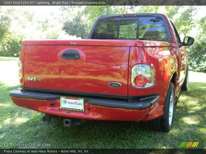 Bright Red / Medium Graphite Grey 2003 Ford F150 SVT Lightning