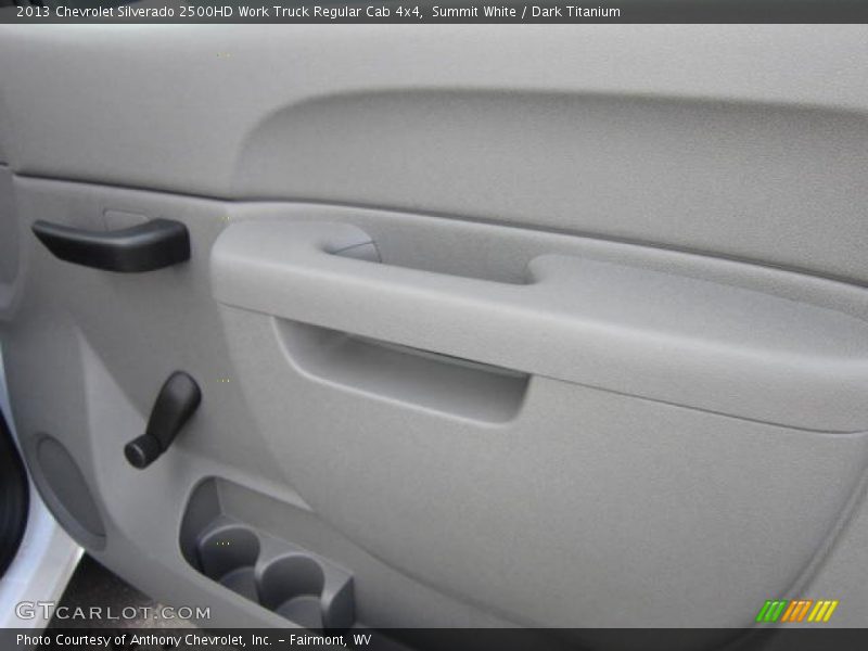 Summit White / Dark Titanium 2013 Chevrolet Silverado 2500HD Work Truck Regular Cab 4x4
