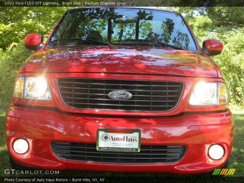 Bright Red / Medium Graphite Grey 2003 Ford F150 SVT Lightning