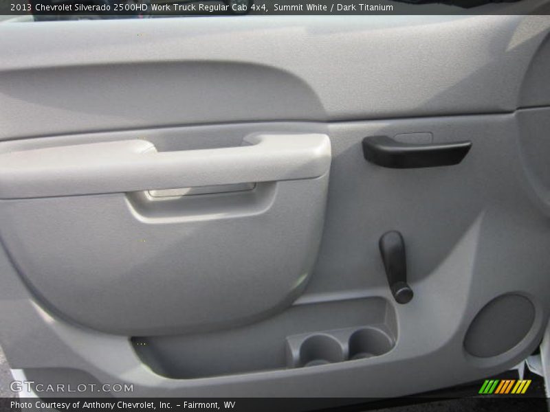 Summit White / Dark Titanium 2013 Chevrolet Silverado 2500HD Work Truck Regular Cab 4x4