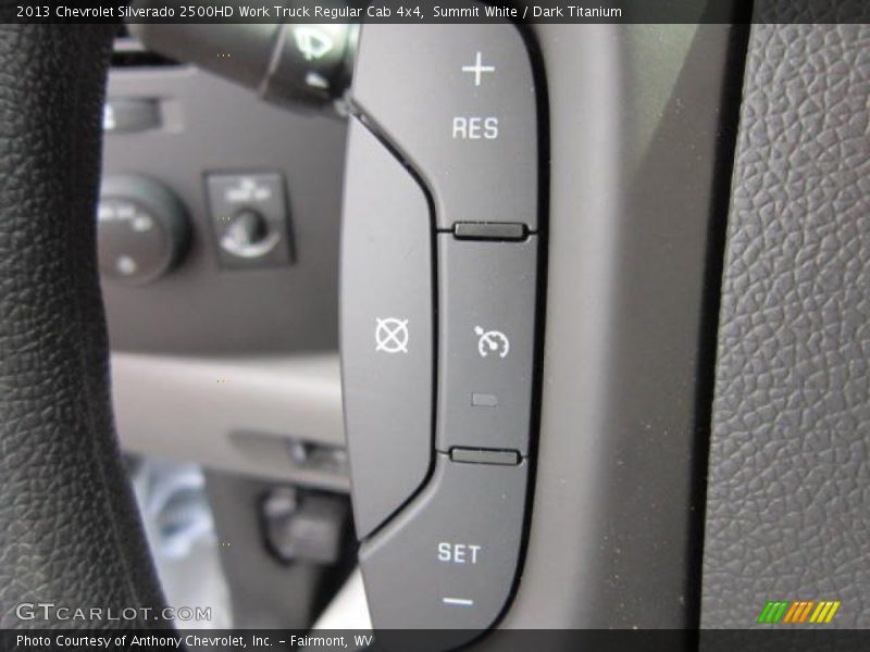 Summit White / Dark Titanium 2013 Chevrolet Silverado 2500HD Work Truck Regular Cab 4x4