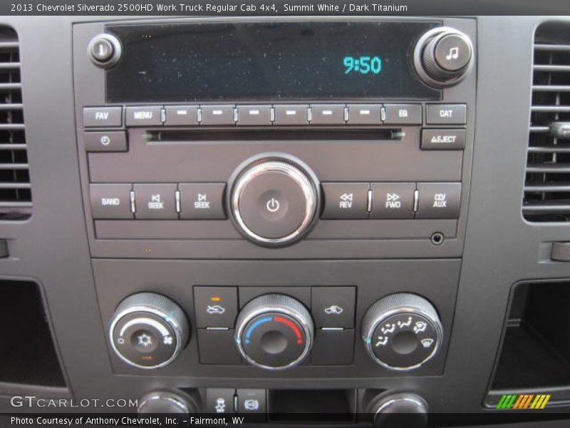 Audio System of 2013 Silverado 2500HD Work Truck Regular Cab 4x4