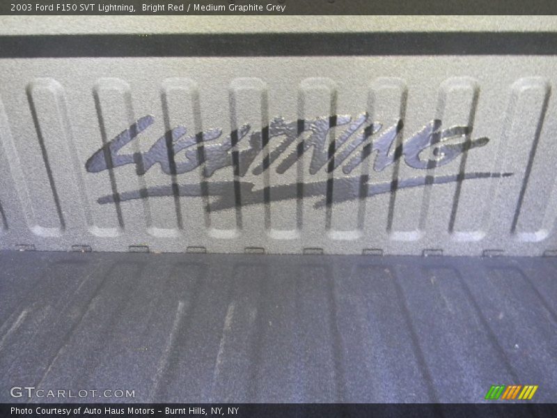 Bright Red / Medium Graphite Grey 2003 Ford F150 SVT Lightning
