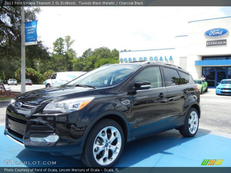 Tuxedo Black Metallic / Charcoal Black 2013 Ford Escape Titanium 2.0L EcoBoost