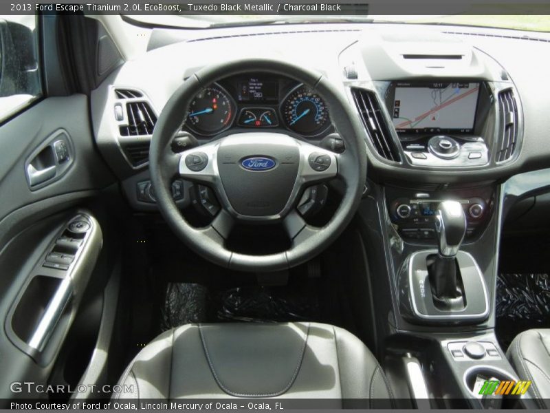 Dashboard of 2013 Escape Titanium 2.0L EcoBoost