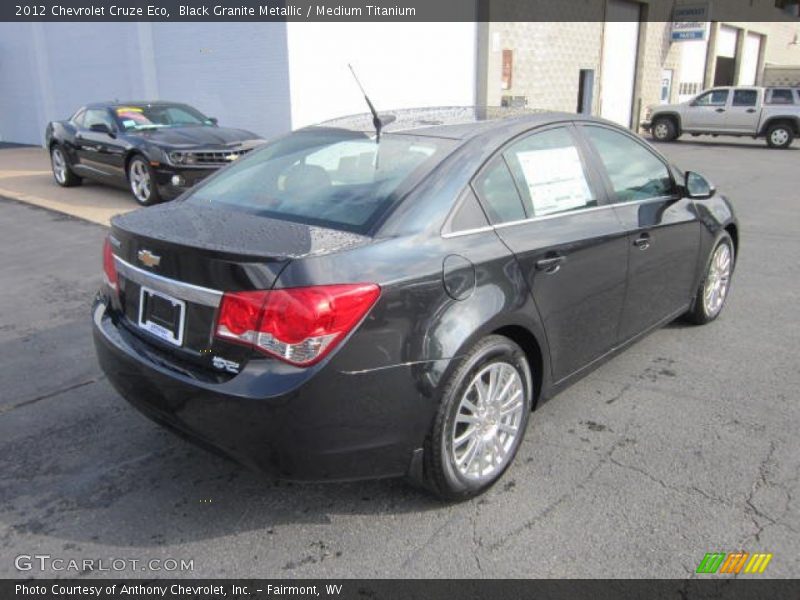 Black Granite Metallic / Medium Titanium 2012 Chevrolet Cruze Eco