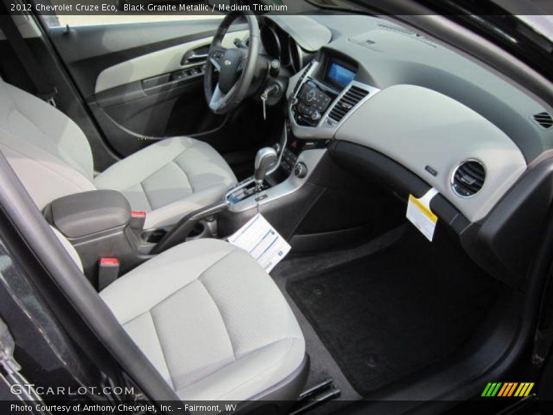 Black Granite Metallic / Medium Titanium 2012 Chevrolet Cruze Eco