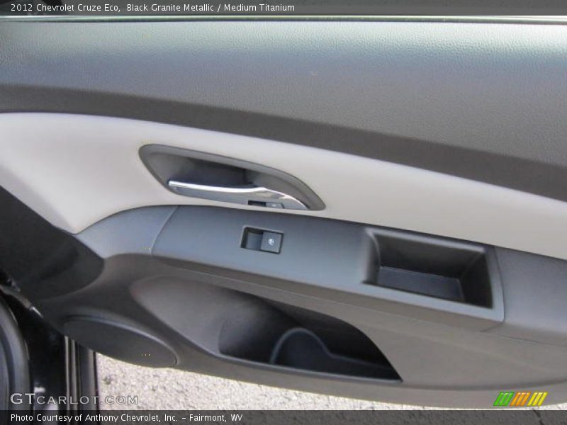 Black Granite Metallic / Medium Titanium 2012 Chevrolet Cruze Eco
