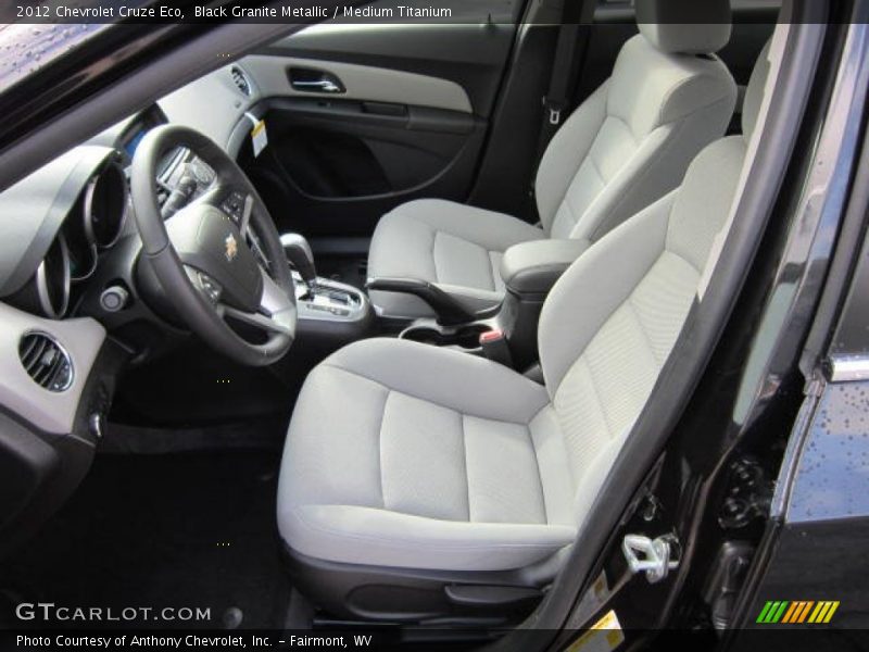 Black Granite Metallic / Medium Titanium 2012 Chevrolet Cruze Eco