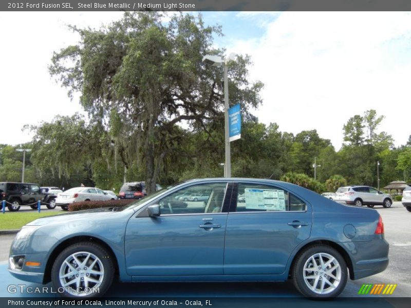  2012 Fusion SEL Steel Blue Metallic
