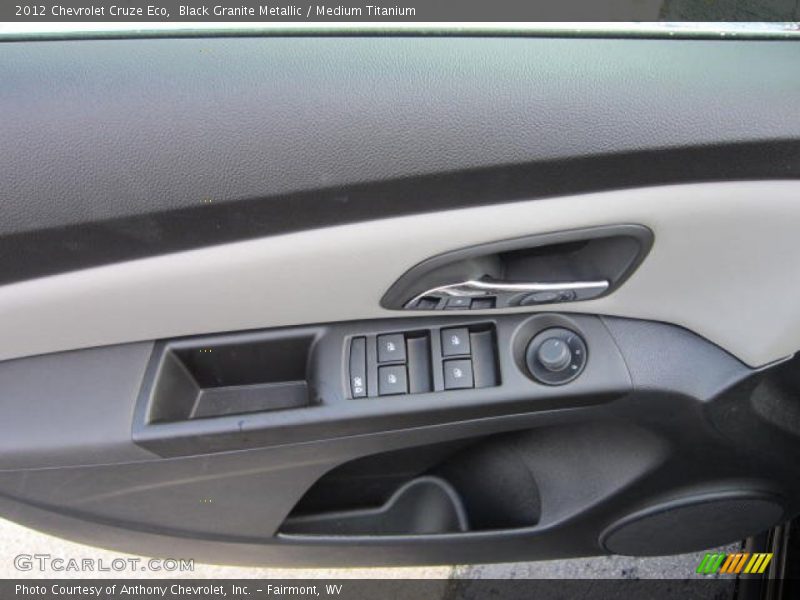 Black Granite Metallic / Medium Titanium 2012 Chevrolet Cruze Eco