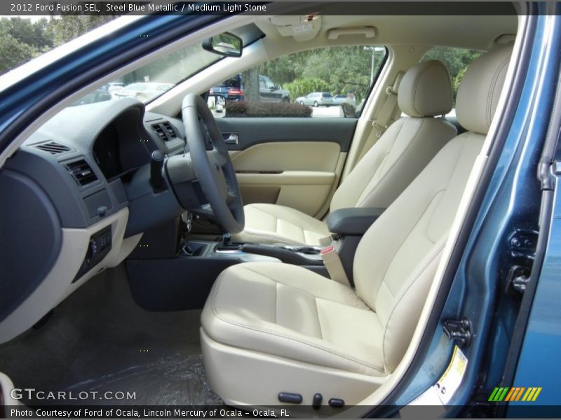 Front Seat of 2012 Fusion SEL