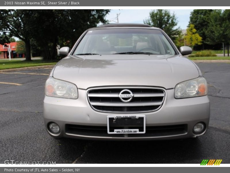Sheer Silver / Black 2003 Nissan Maxima SE