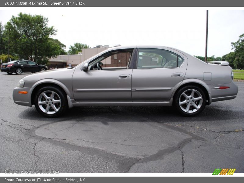 Sheer Silver / Black 2003 Nissan Maxima SE