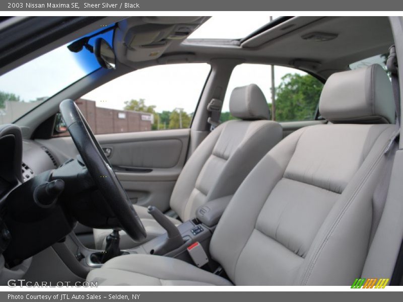 Sheer Silver / Black 2003 Nissan Maxima SE