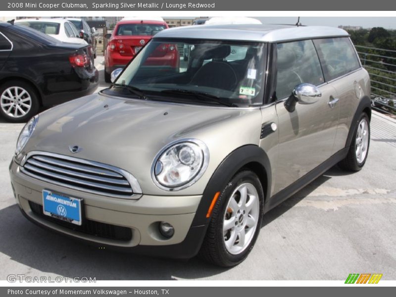 Sparkling Silver Metallic / Lounge Redwood 2008 Mini Cooper Clubman