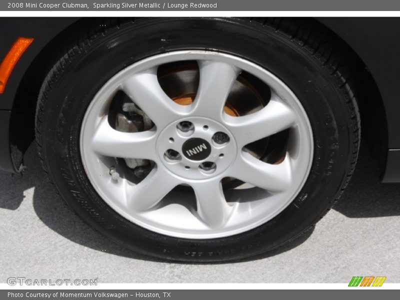 Sparkling Silver Metallic / Lounge Redwood 2008 Mini Cooper Clubman