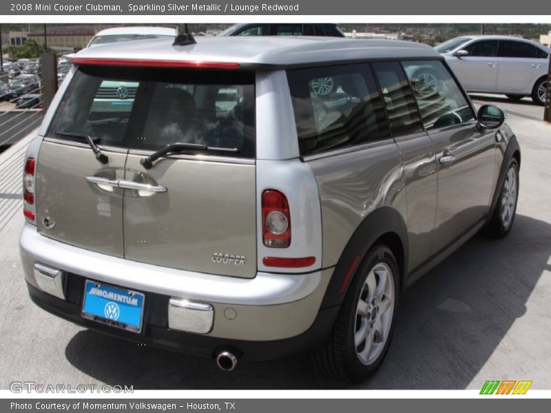 Sparkling Silver Metallic / Lounge Redwood 2008 Mini Cooper Clubman