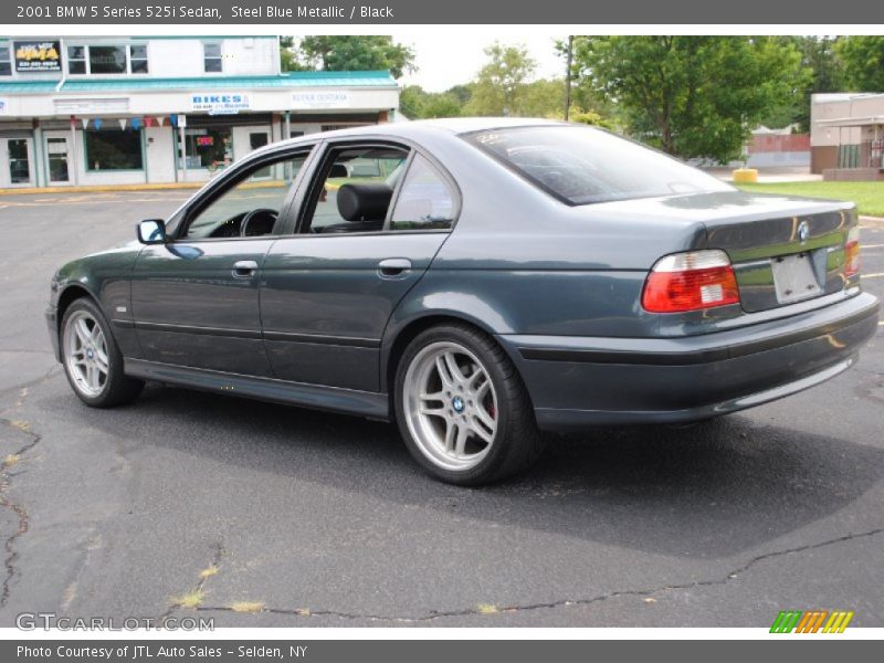 Steel Blue Metallic / Black 2001 BMW 5 Series 525i Sedan