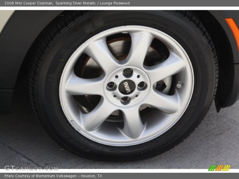 Sparkling Silver Metallic / Lounge Redwood 2008 Mini Cooper Clubman
