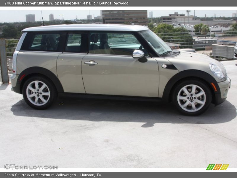 Sparkling Silver Metallic / Lounge Redwood 2008 Mini Cooper Clubman