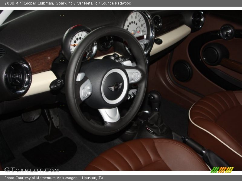 Sparkling Silver Metallic / Lounge Redwood 2008 Mini Cooper Clubman