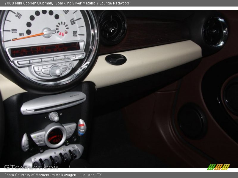 Sparkling Silver Metallic / Lounge Redwood 2008 Mini Cooper Clubman