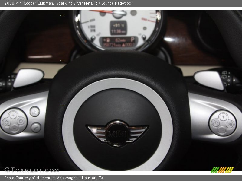Sparkling Silver Metallic / Lounge Redwood 2008 Mini Cooper Clubman
