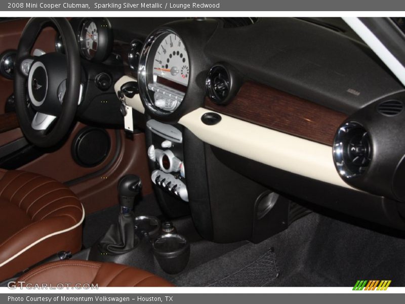 Sparkling Silver Metallic / Lounge Redwood 2008 Mini Cooper Clubman