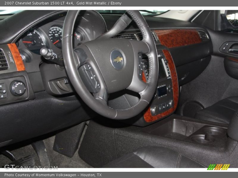 Gold Mist Metallic / Ebony 2007 Chevrolet Suburban 1500 LT 4x4