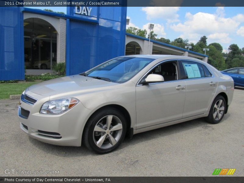 Gold Mist Metallic / Cocoa/Cashmere 2011 Chevrolet Malibu LT