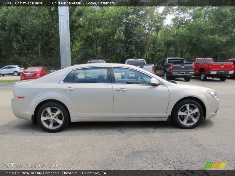 Gold Mist Metallic / Cocoa/Cashmere 2011 Chevrolet Malibu LT